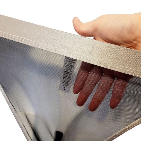 2/$20 Brand New Sexy Transparent Black With Silver Panties Size: Large - Picture 4 of 5